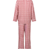 Twillowy zestaw piżamowy, Czerwony