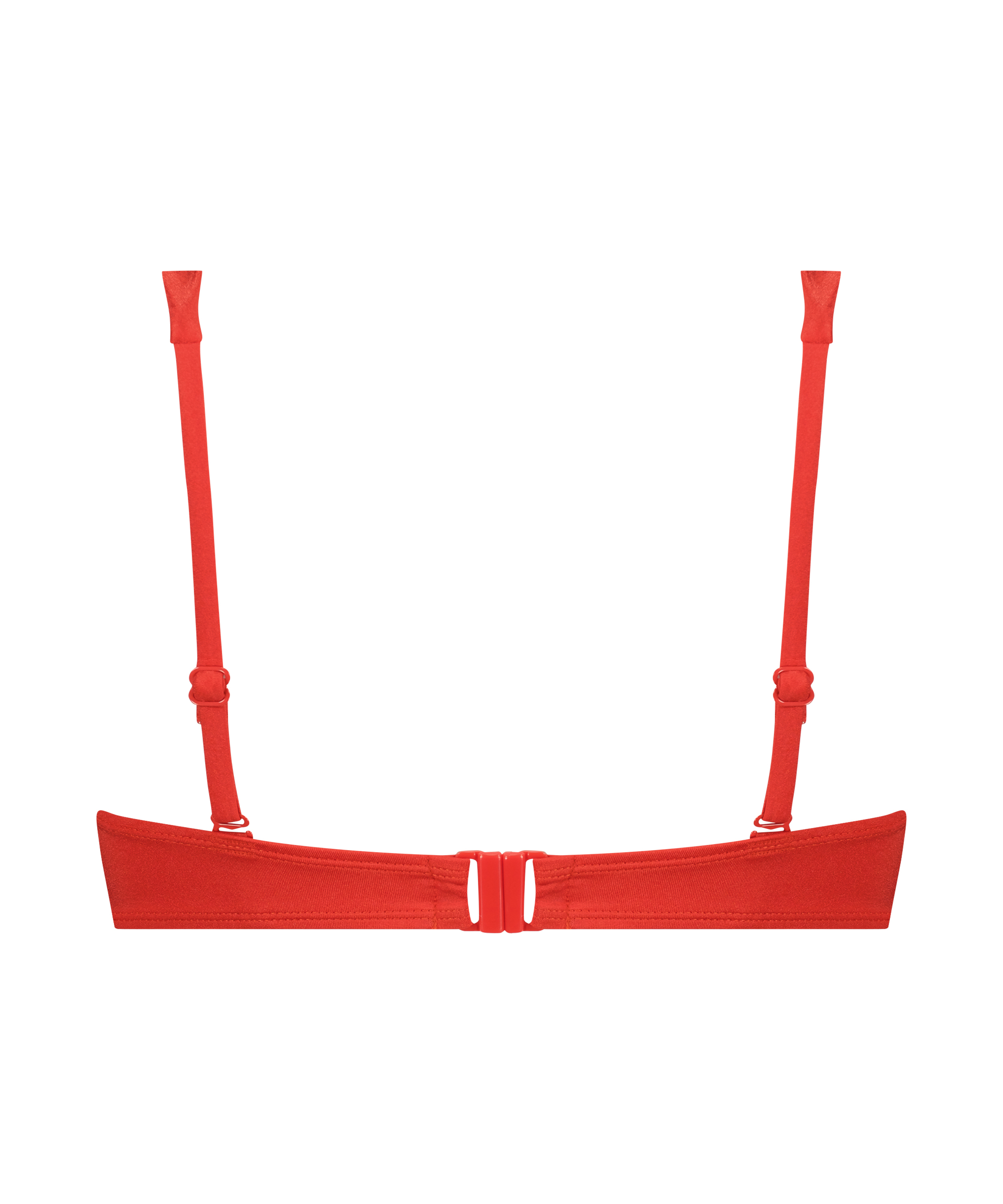 Biustonosz bikini bez wkładek BoraBora, Czerwony, main