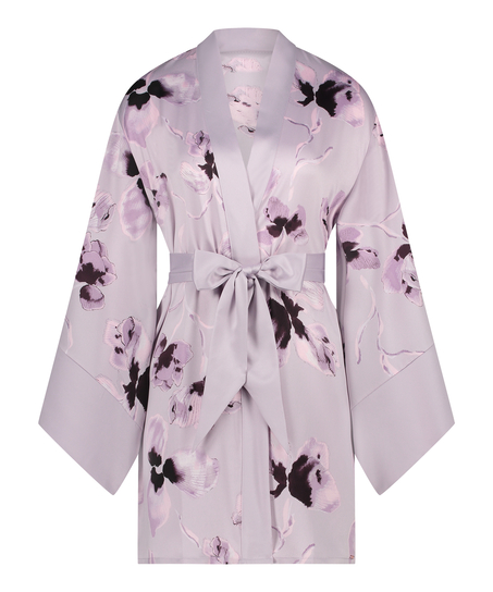Satynowe kimono, Fioletowy