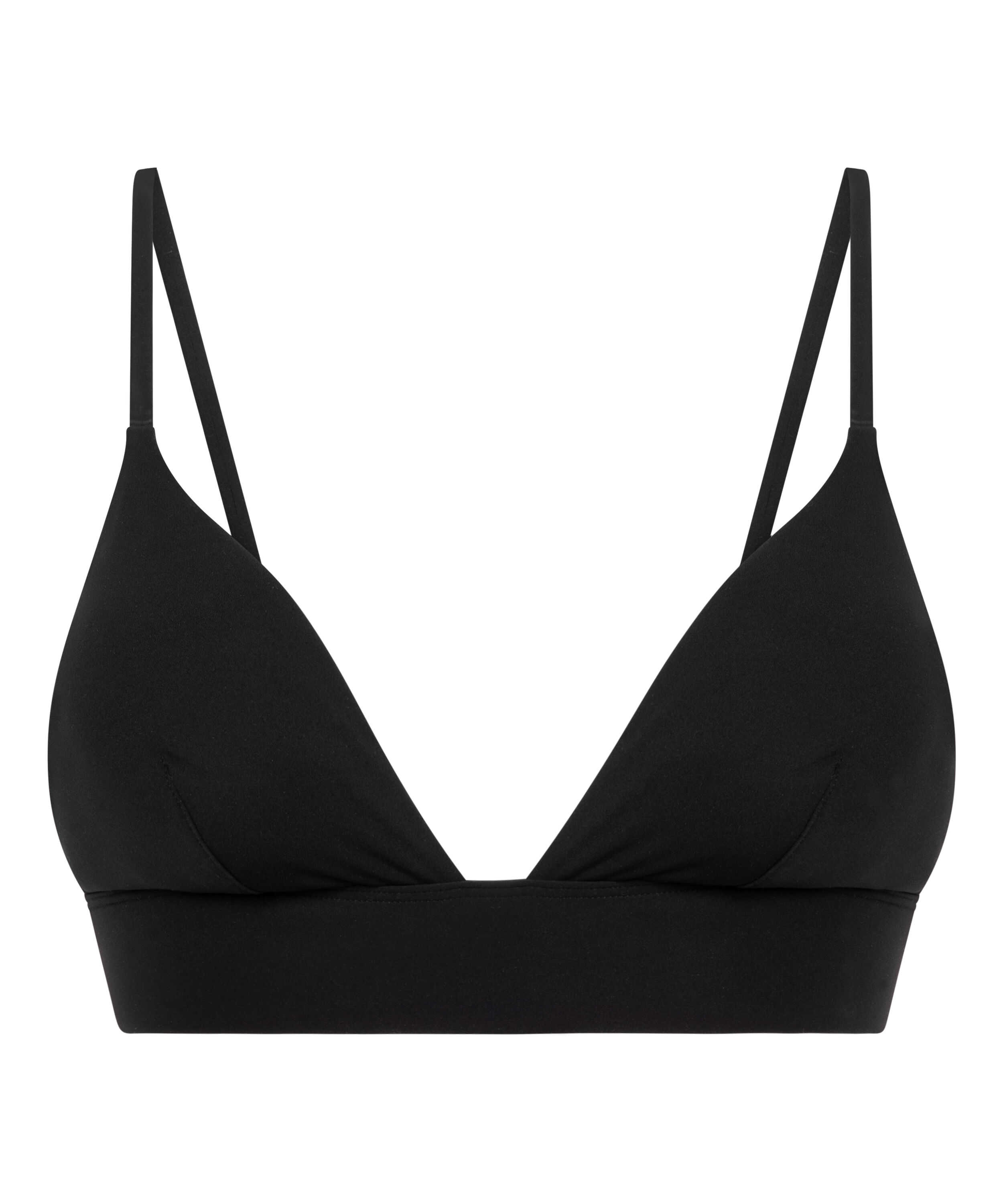 Tr&oacute;jkąt Bralette Smooth, Czarny