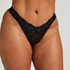 Marina Extra Low Thong, Czarny