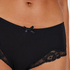 Secret Lace boxers cotton, Czarny