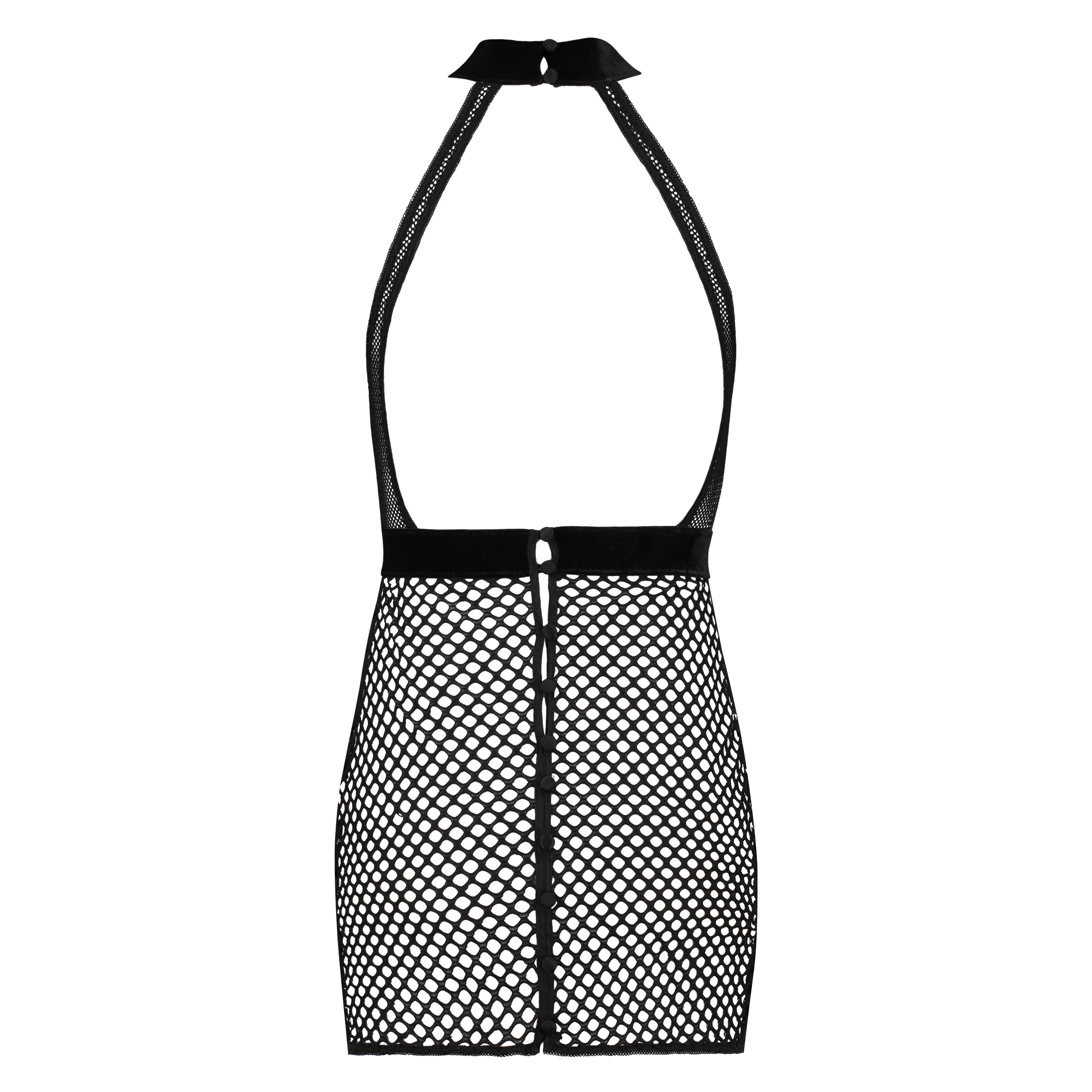 Morgana slipdress, Czarny, main