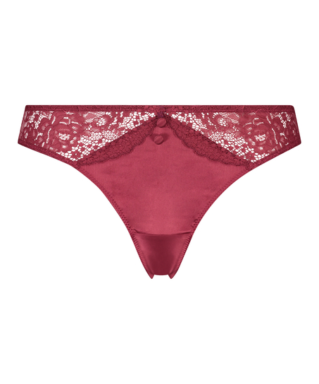 Chase thong Rebecca Mir, Czerwony