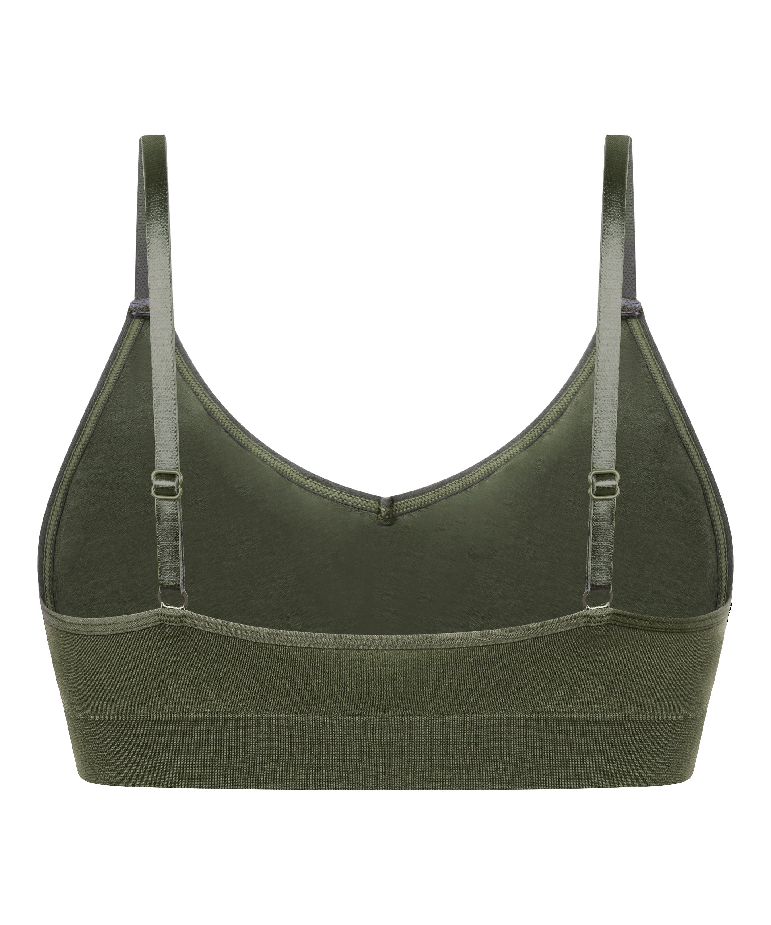 Tr&oacute;jkątny biustonosz bralette Dide, Zielony, main