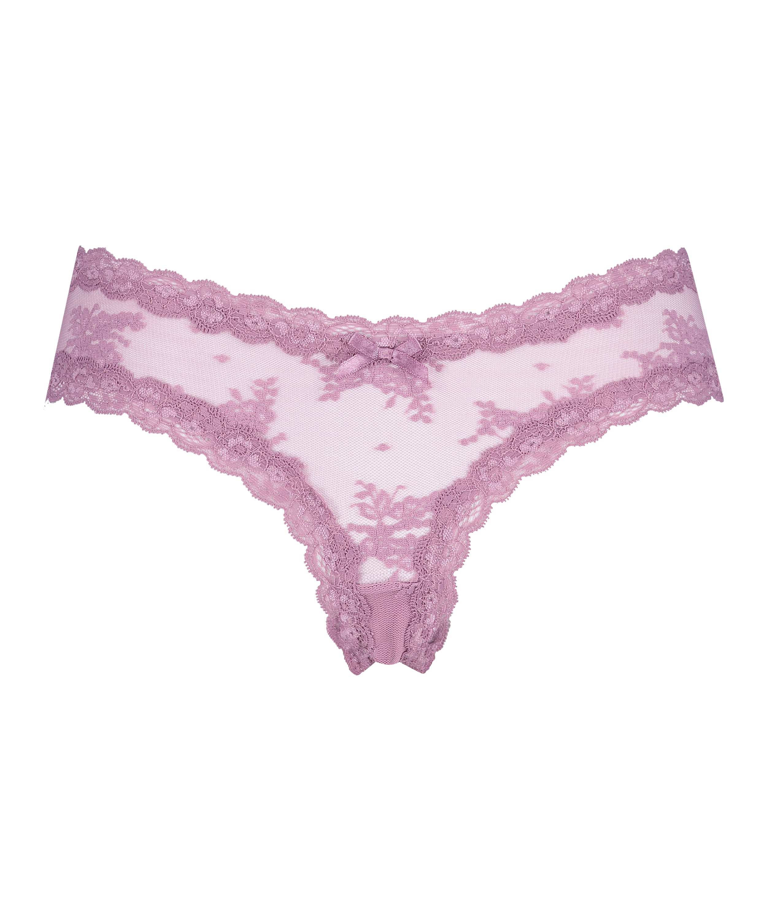Brazyliany V-shape Mesh, Fioletowy, main