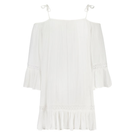 Off Shoulder Tunic, Biały