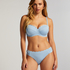 Majtki Bikini Rio Scallop, Niebieski