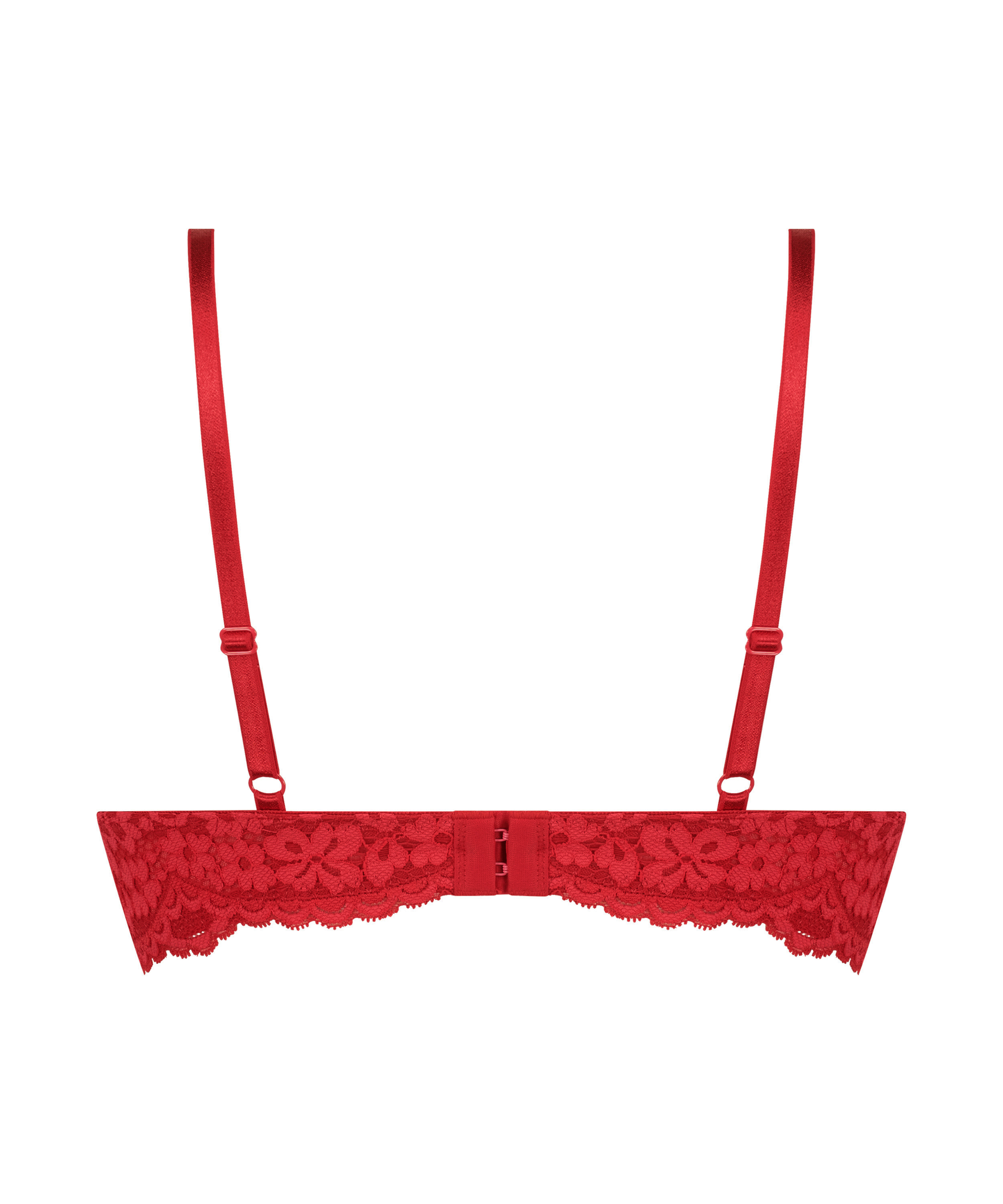 Biustonosz usztywniany push-up Rose, Czerwony, main