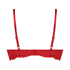 Biustonosz usztywniany push-up Rose, Czerwony