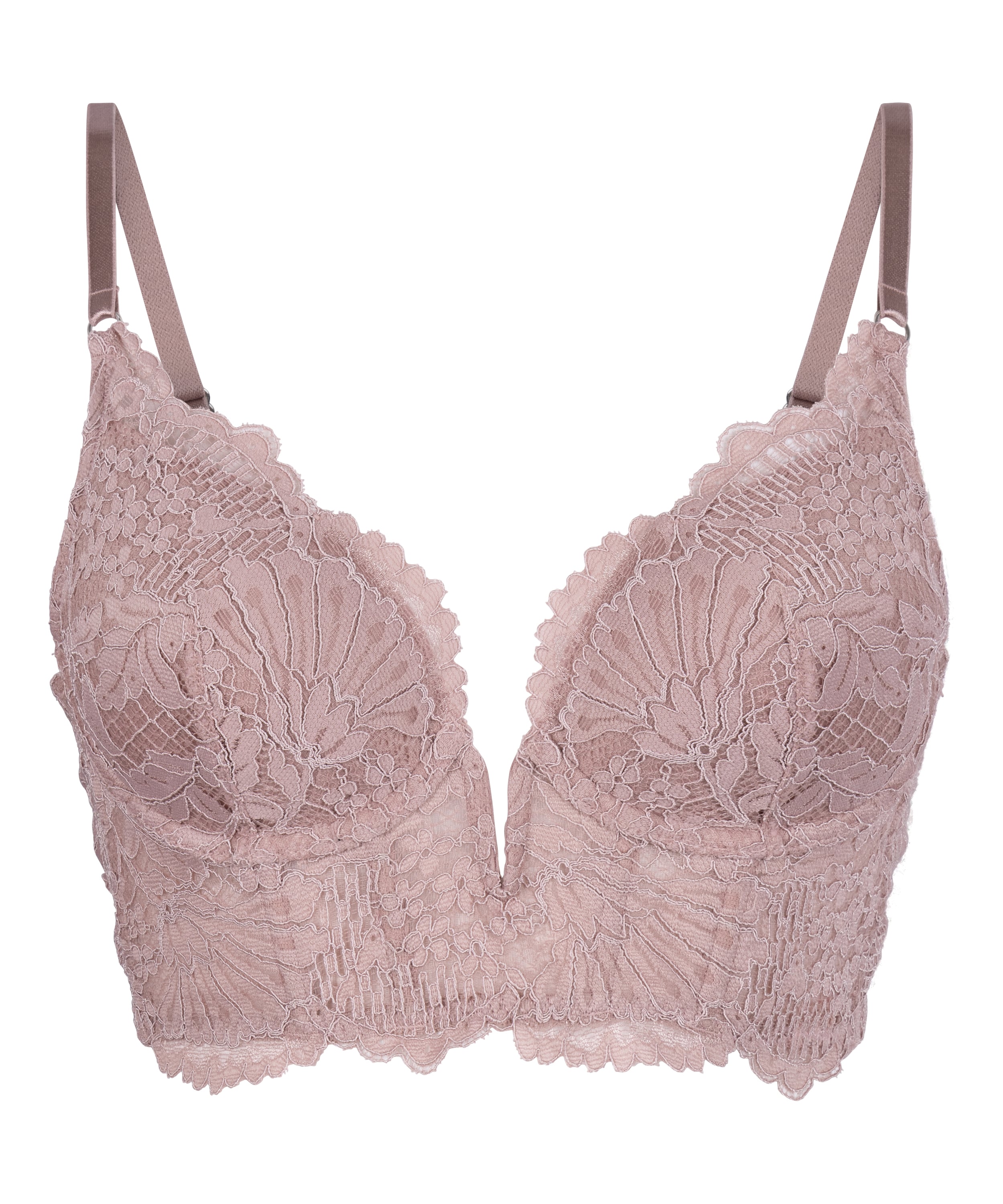 Biustonosz usztywniany z fiszbinami Longline Essie, Fioletowy, main