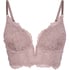 Biustonosz usztywniany z fiszbinami Longline Essie, Fioletowy