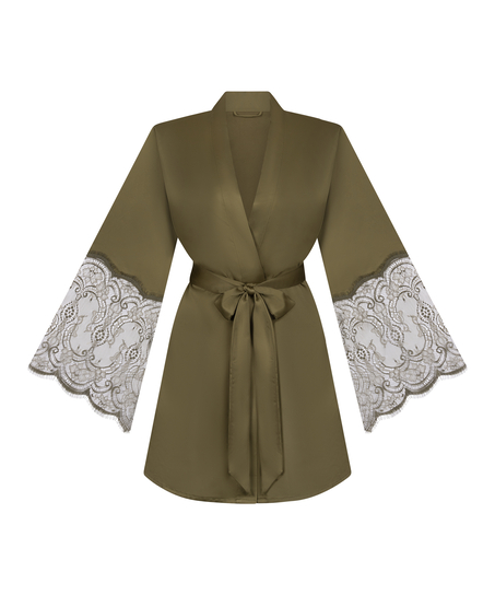 Satynowe kimono, Zielony