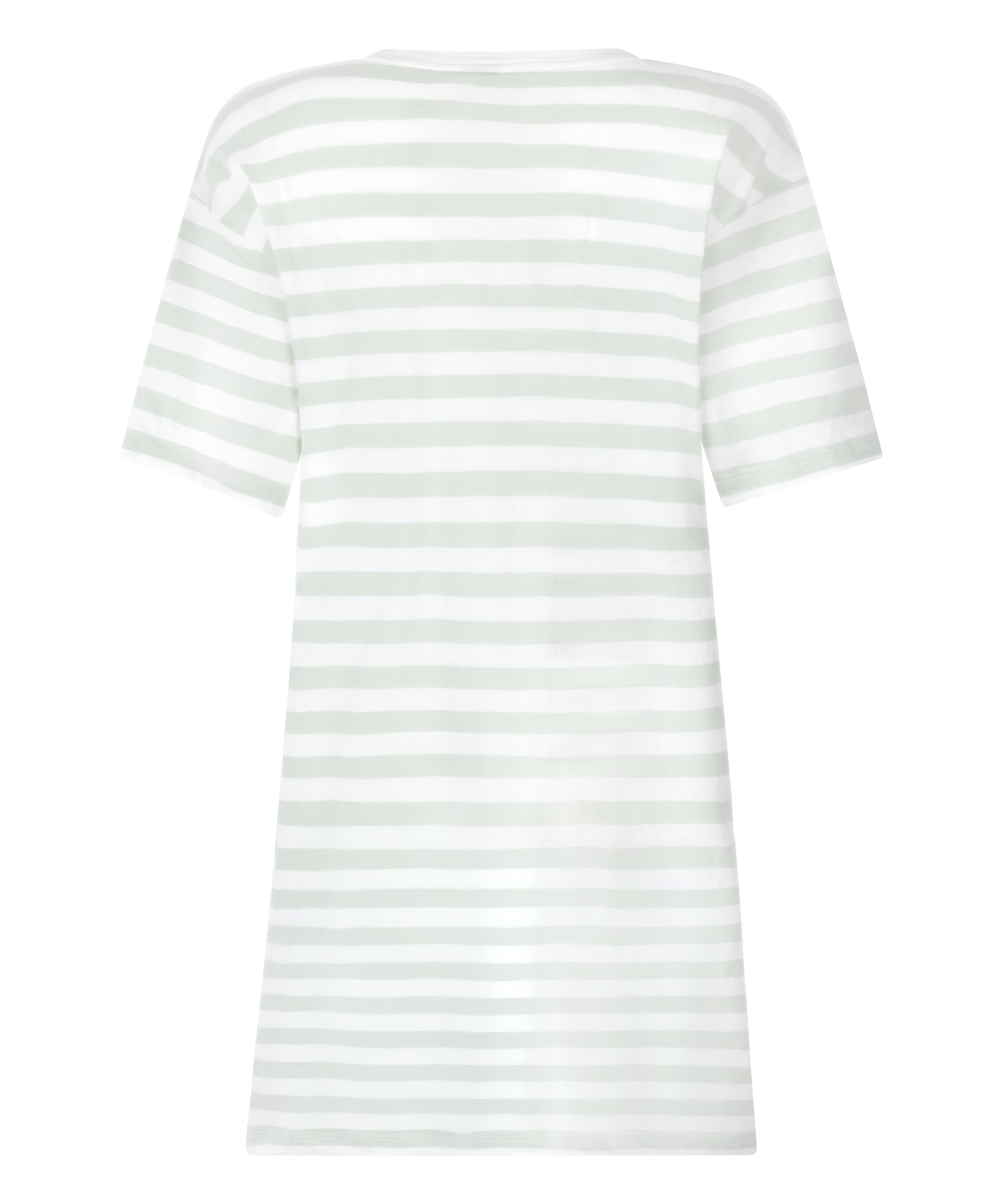 Koszula nocna z okrągłym dekoltem, Zielony, main