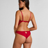 Tr&oacute;jkątny biustonosz bralette Marianna, Czerwony