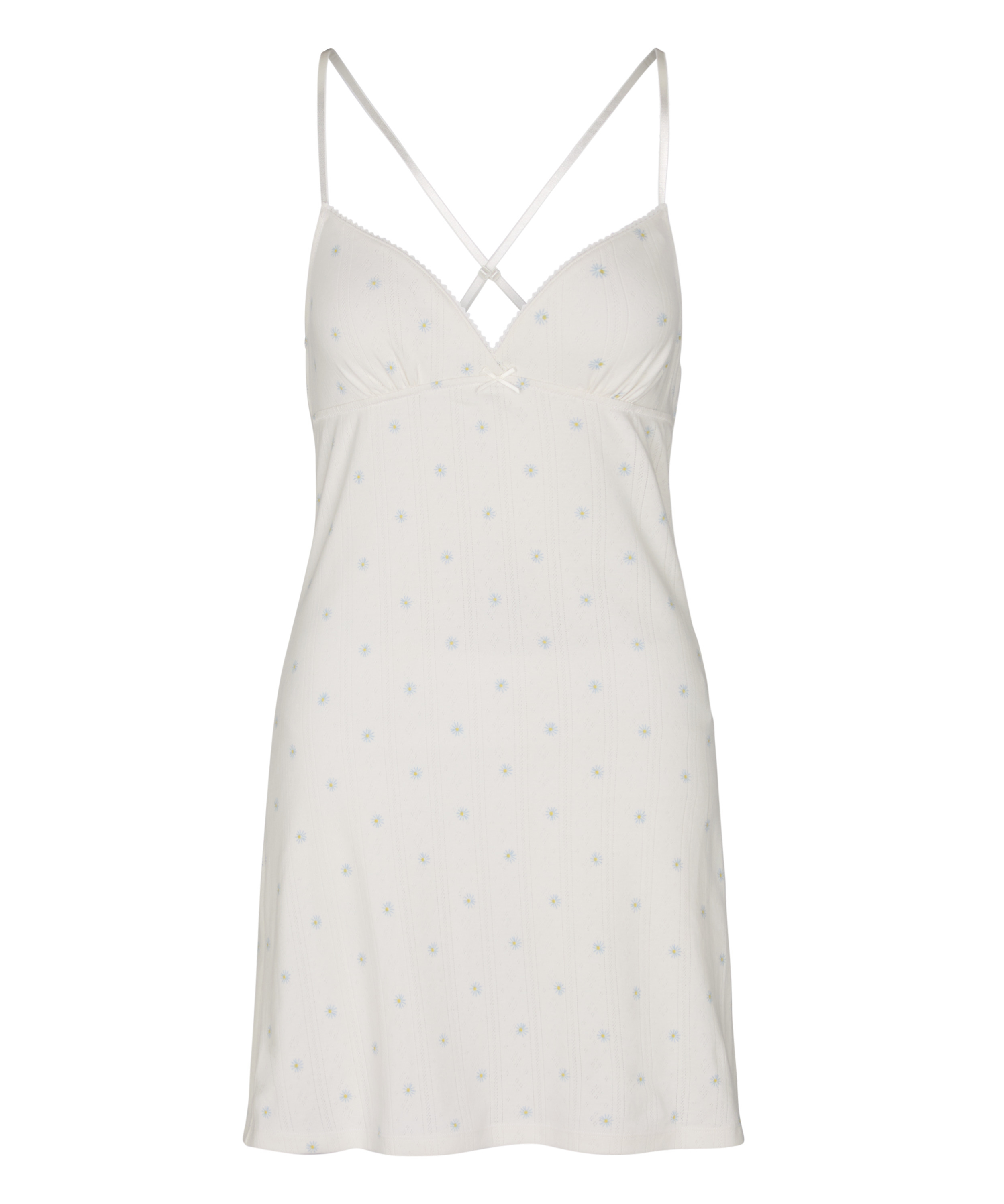 Satynowa halka Peonie, Biały, main