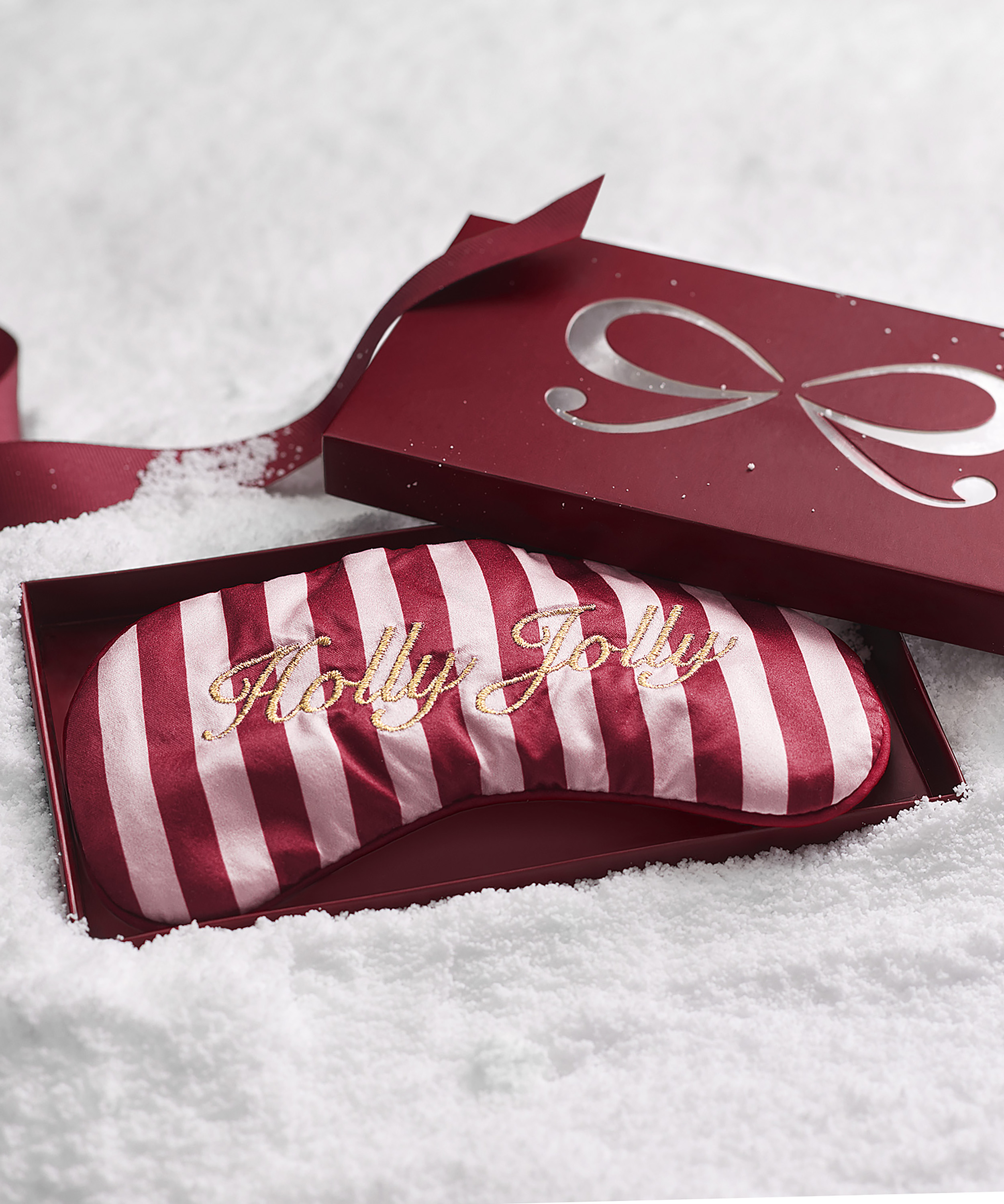 Maska do spania, Czerwony, main