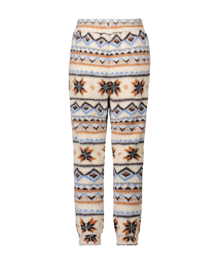 Polarowe spodnie, Biały