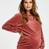 Velvet Maternity Top, Różowy