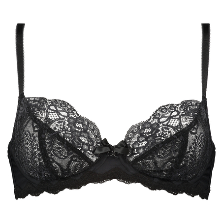 Underwired non-padded bra Katie, Czarny