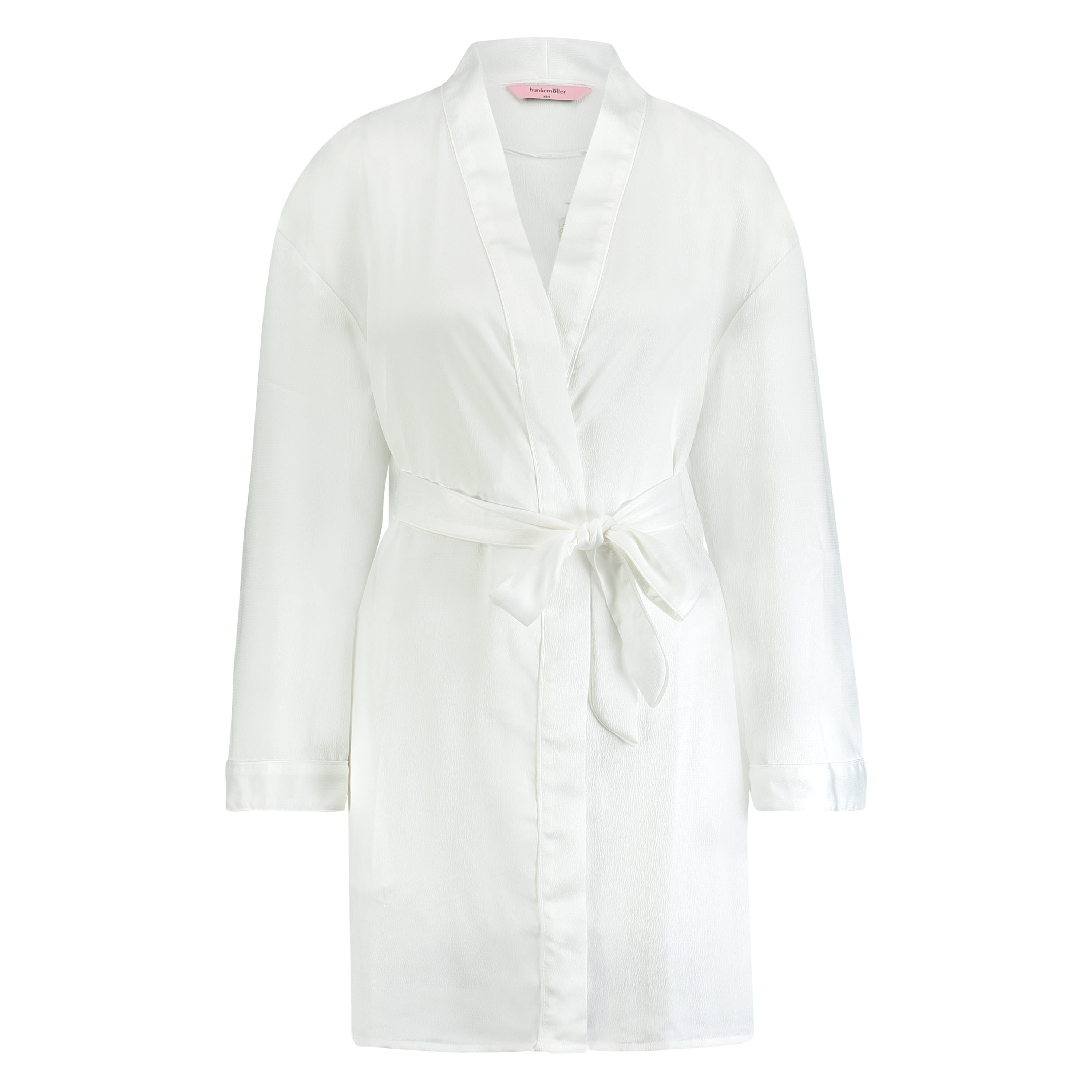 Satin Kimono Bridal, Biały, main