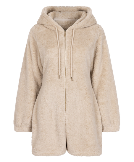 Onesie Fleece, Beżowy