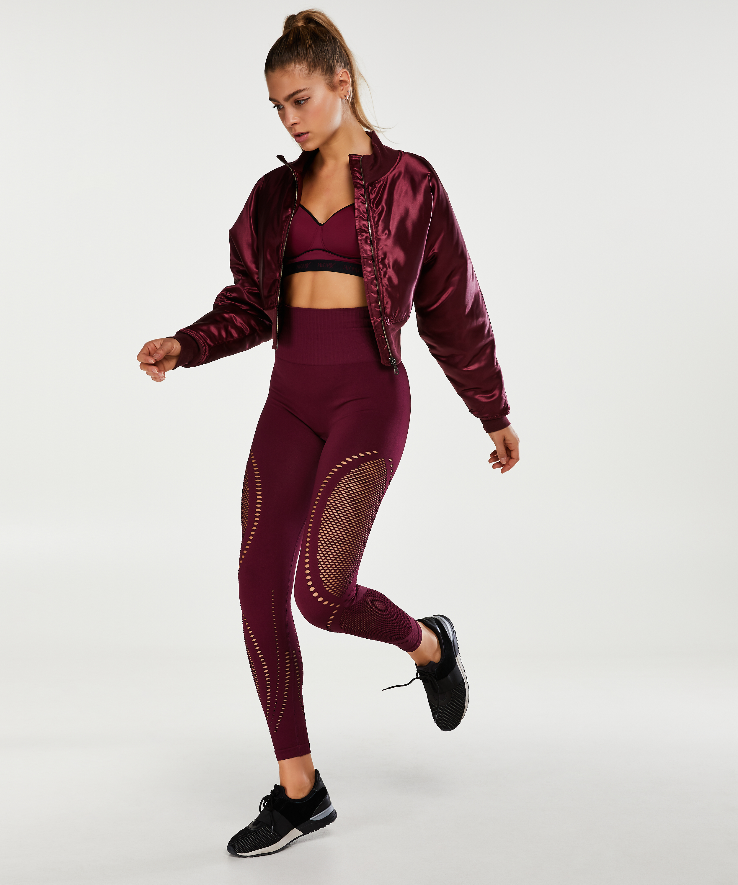 HKMX Bomber Jacket, Czerwony, main