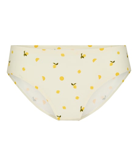 Brazyliany micro ze wzorem, Biały