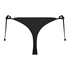 Szorty stringi od bikini Luxe, Czarny