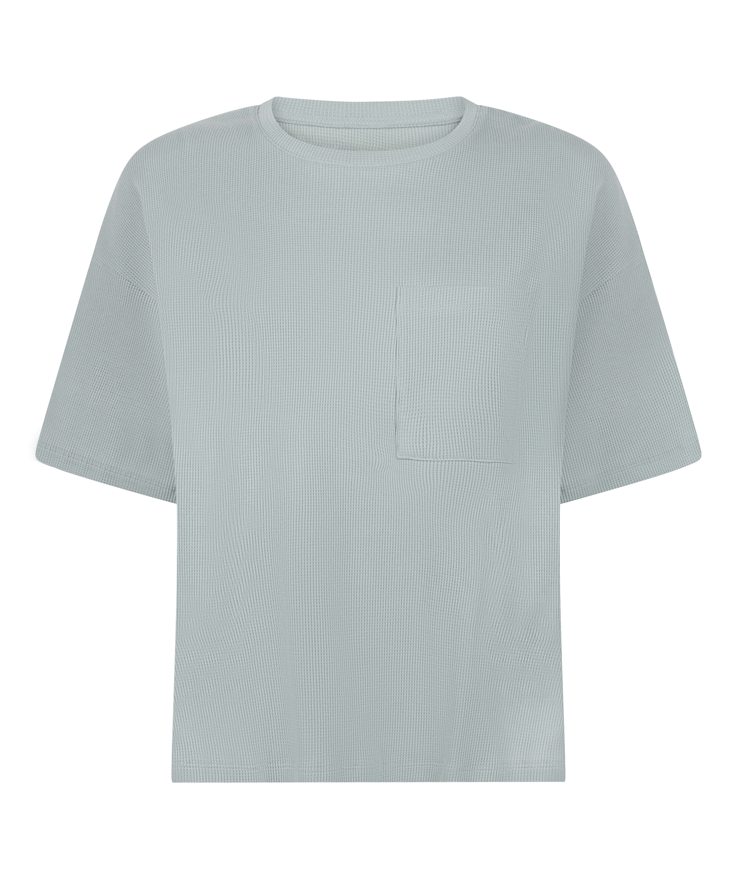 Pyjama Top Waffle, Zielony, main