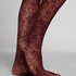 Rajstopy Allover Lace, Fioletowy
