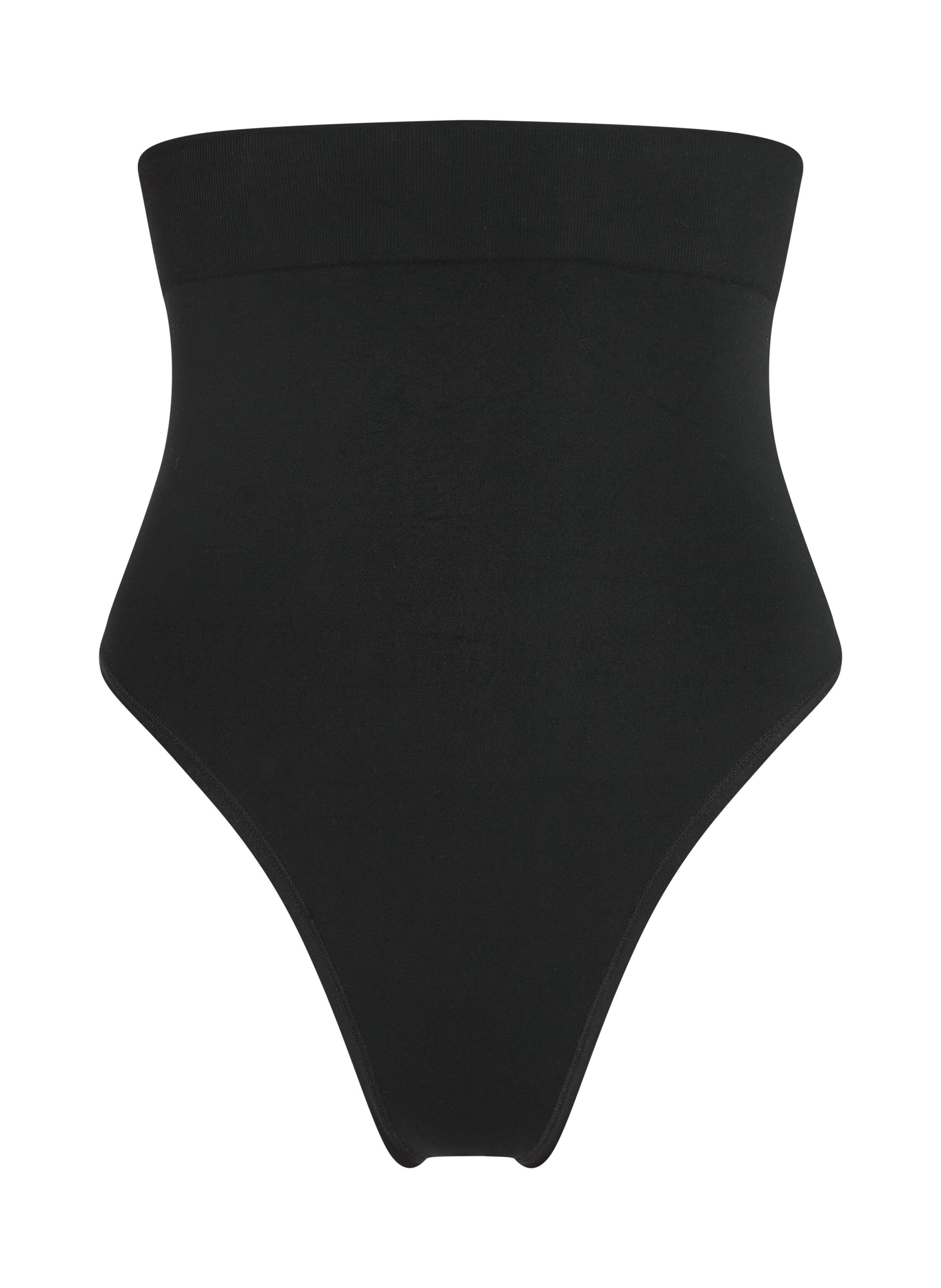 Stringi bezszwowe z wysokim stanem, Czarny