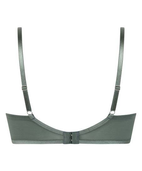 Biustonosz nieusztywniany z fiszbinami Sophia, Zielony
