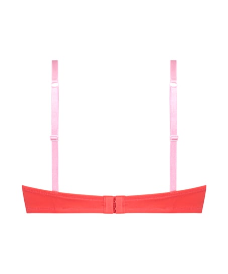 Biustonosz usztywniany z fiszbinami Lace & Shine, Czerwony