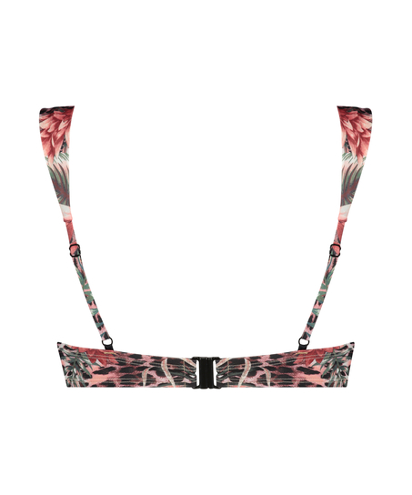 Stanik bikini push-up Animalia Rose, Brązowy