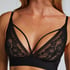 Biustonosz bralette Remi, Czarny