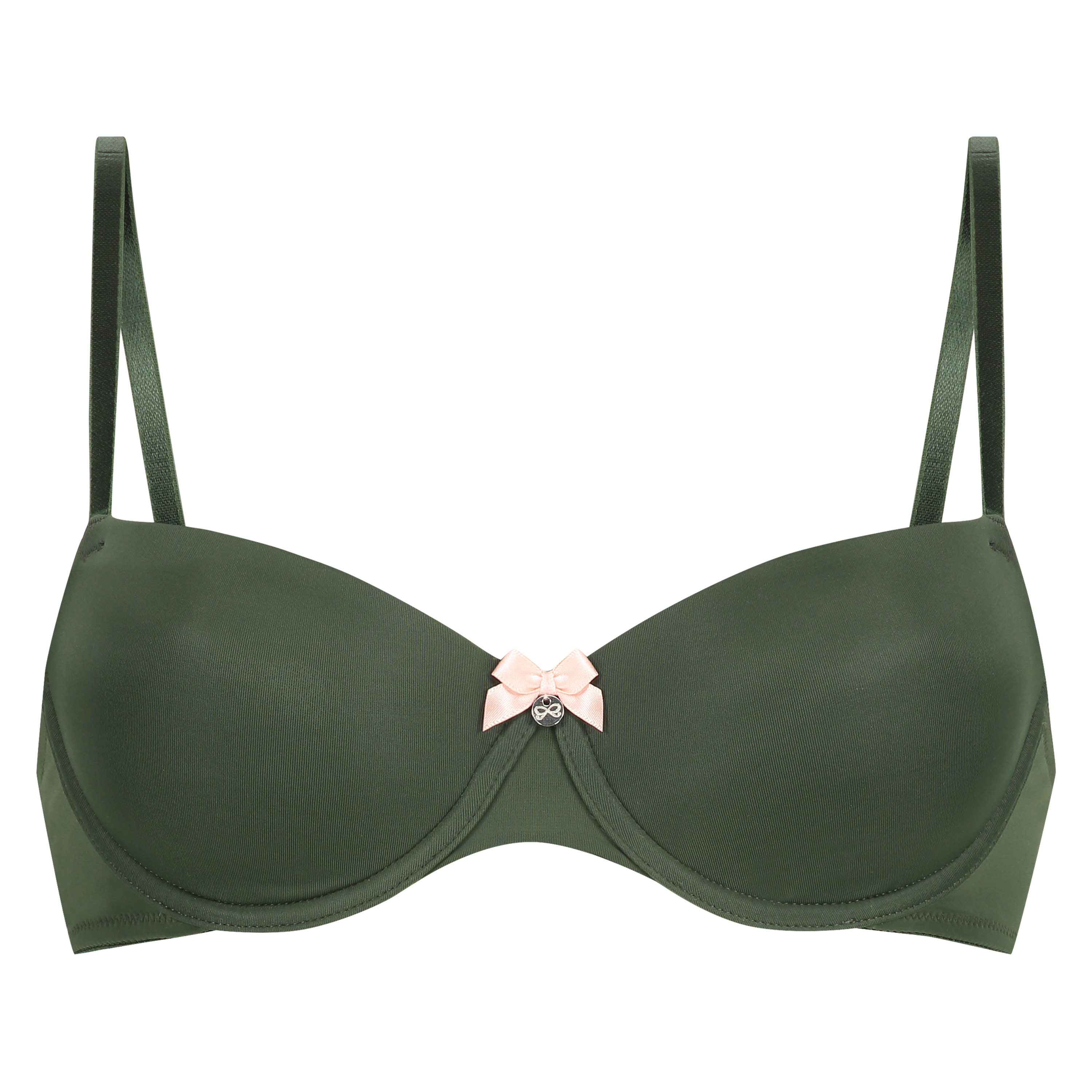 Demi Padded Underwired Bra, Zielony, main