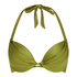 Top od bikini Holbox, Zielony