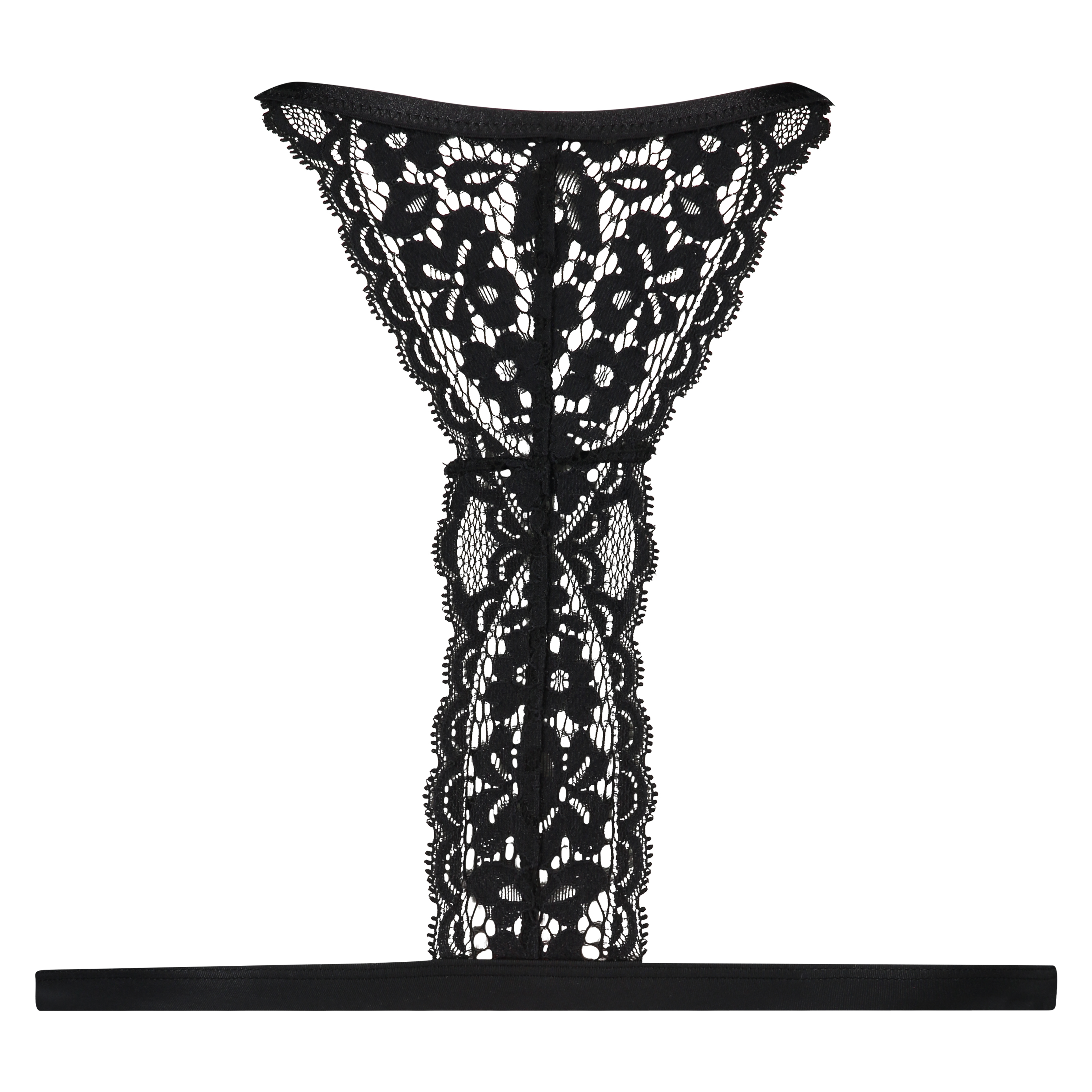 Marina Padded Triangle Bralette, Czarny, main