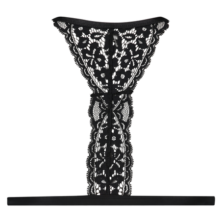 Marina Padded Triangle Bralette, Czarny