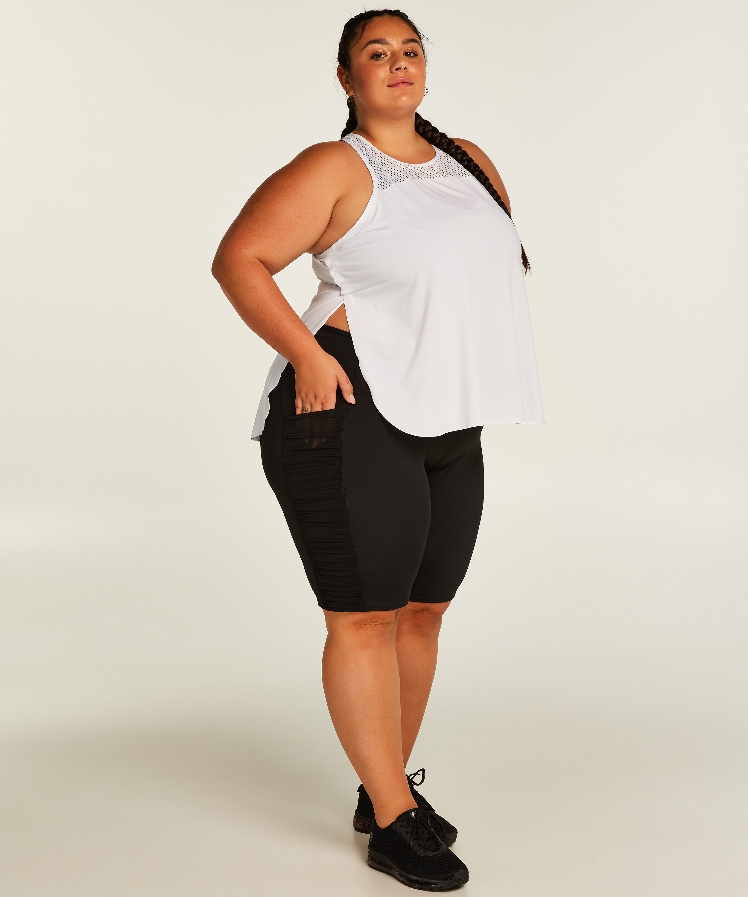 Tank top HKMX Performance, Biały, main