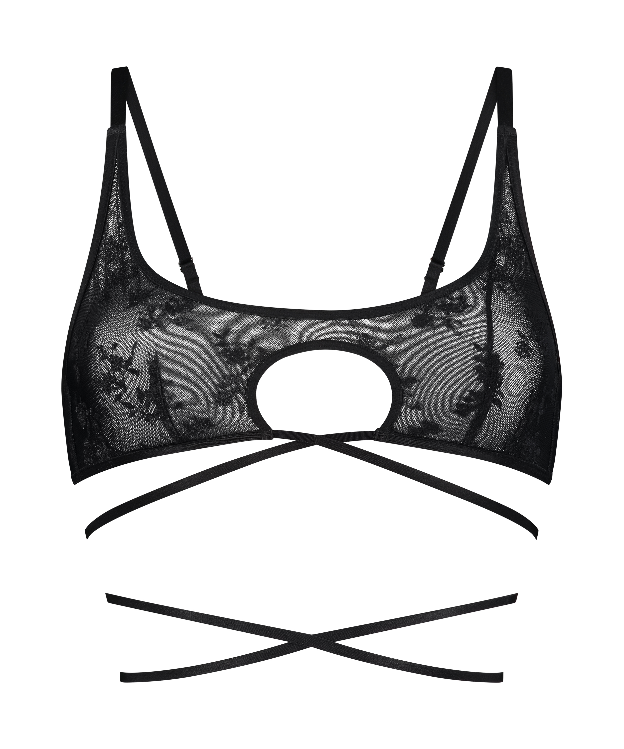 Biustonosz bralette Minnie, Czarny, main