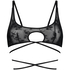 Biustonosz bralette Minnie, Czarny