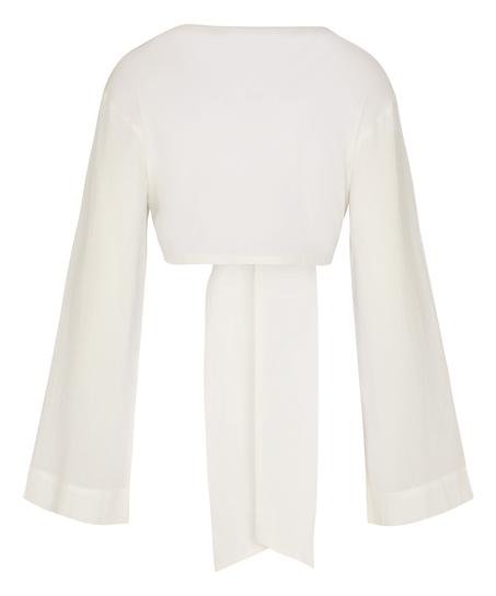 Top Plażowy Glam, Biały