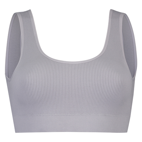 Seamless bralette, Szary