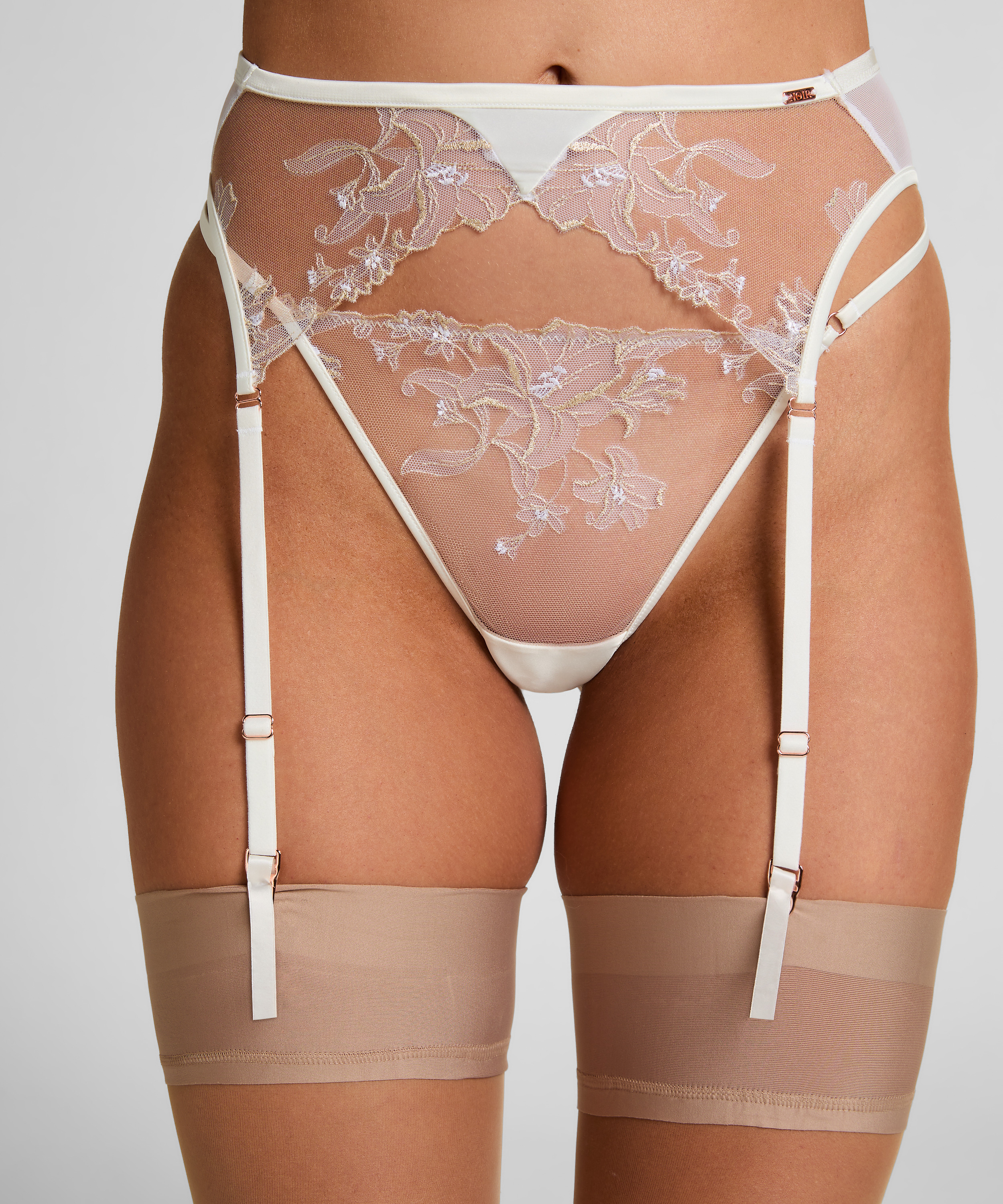 Podwiązki Anouk, Biały, main