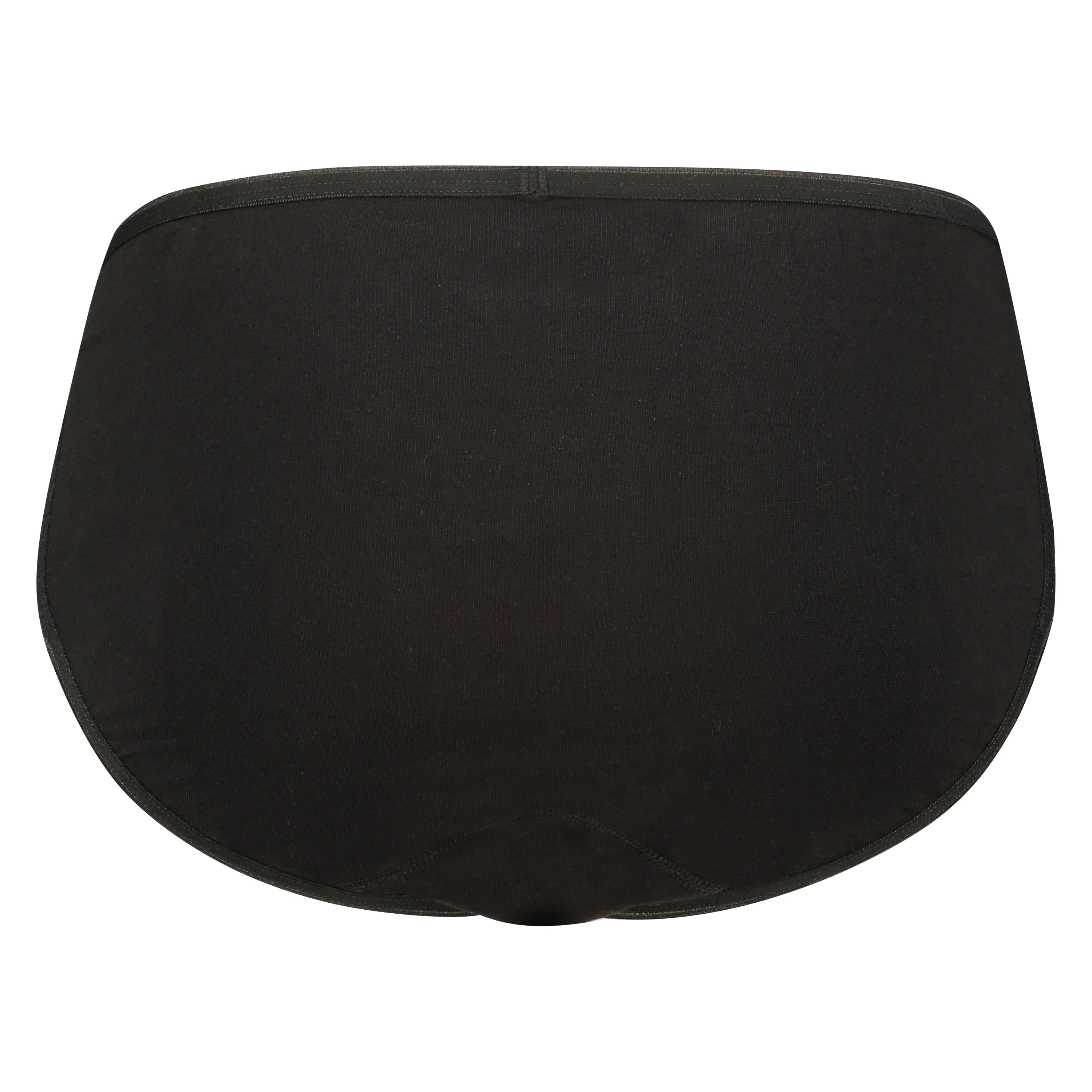 Koronkowe majtki midi Superslip, Czarny, main