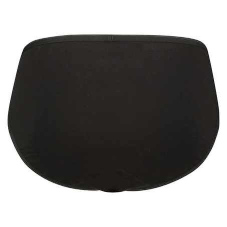 Koronkowe majtki midi Superslip, Czarny