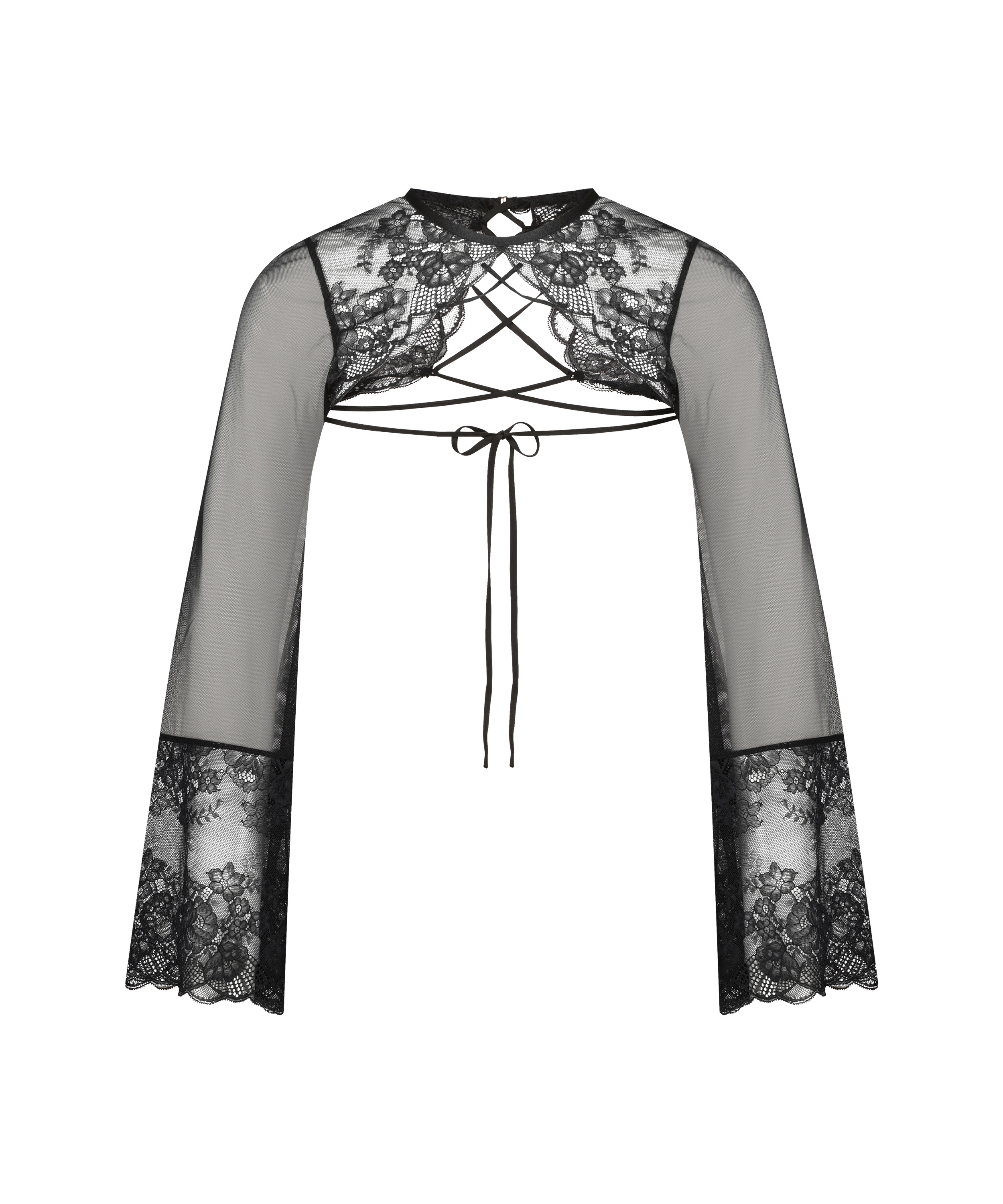Koronkowy top Catherine, Czarny, main