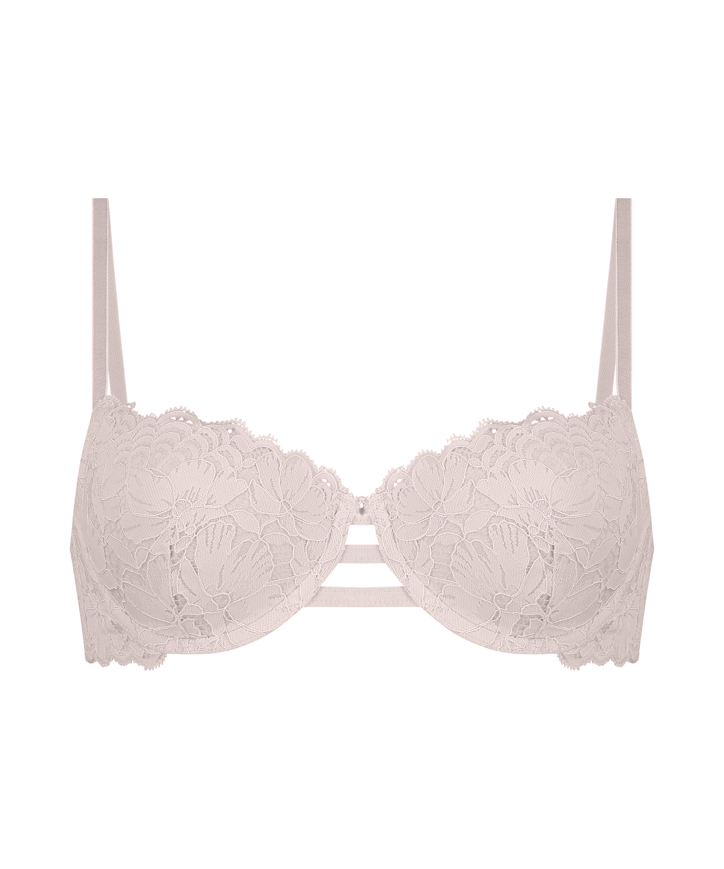 Biustonosz usztywniany z fiszbinami Andrea, R&oacute;żowy, main